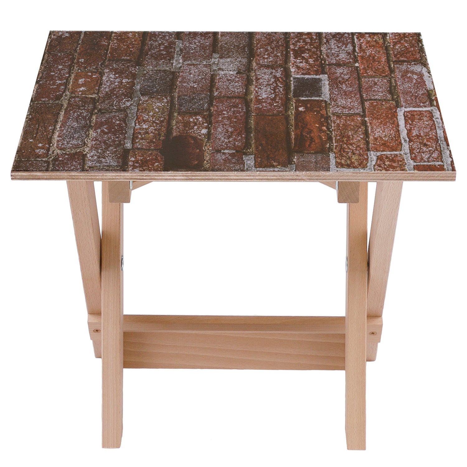 Stolik drewniany Dark Brick-30x40 CM