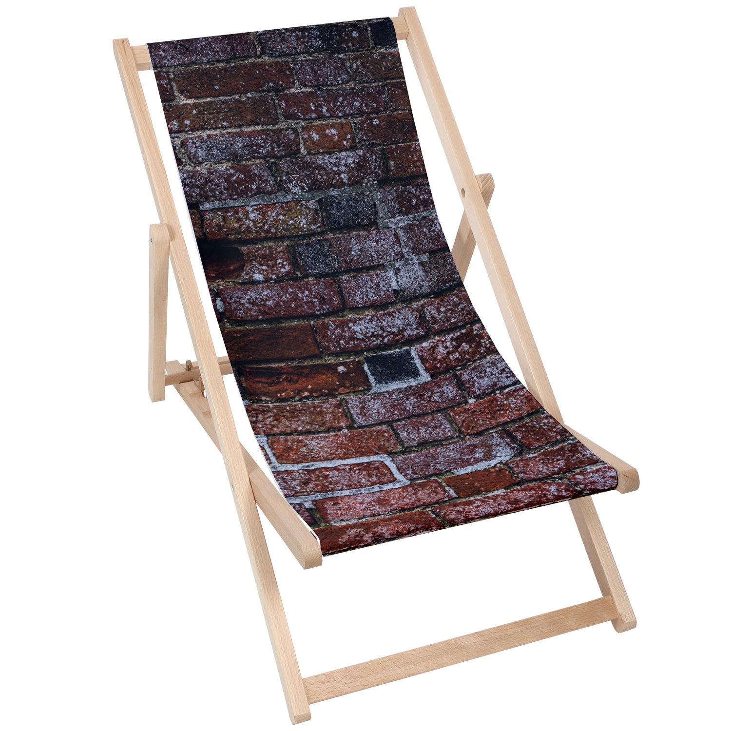 Dřevěný stolek Dark Brick 50x50 cm
