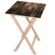 Stolik drewniany Dark Wall-50x50 CM