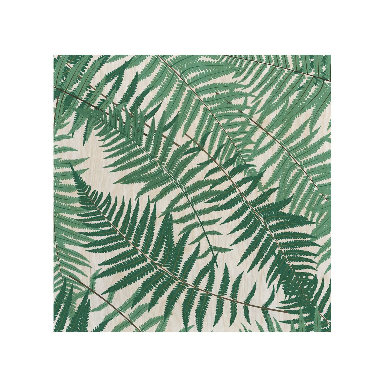 Holztisch Fern Leaf-50x50 CM