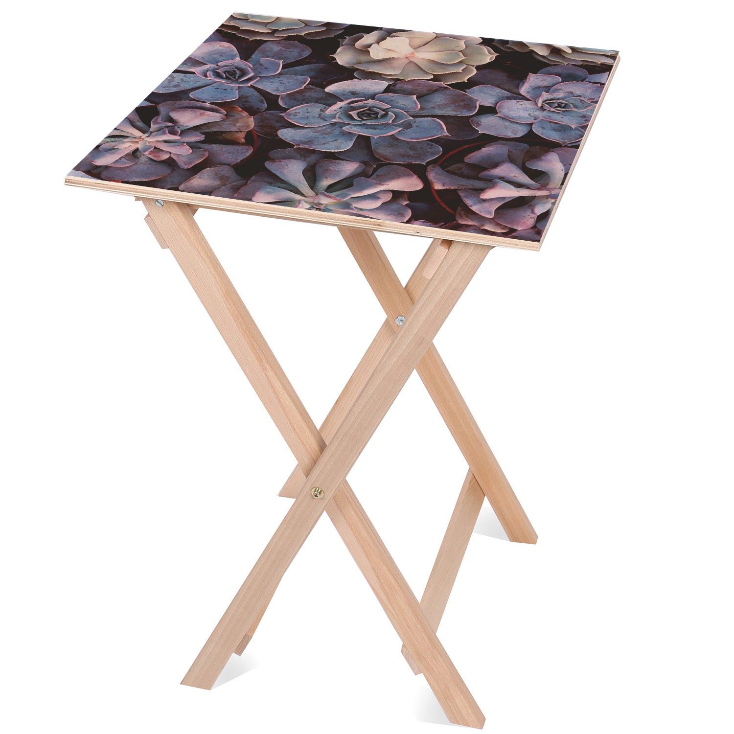 Wooden Table Flower-50x50 CM