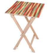 Holztisch Bunt-50x50 CM