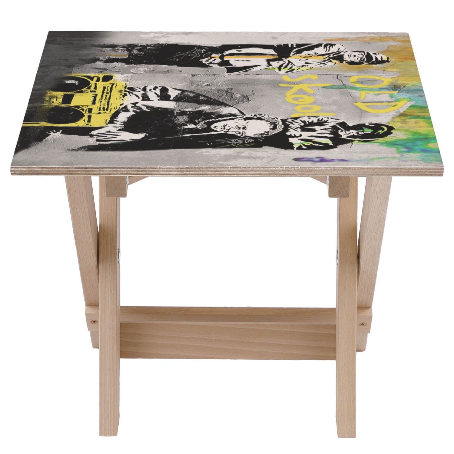 Stolik drewniany Old Skool-50x50 CM