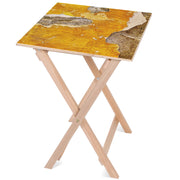 Drevený stolík Orange Wall-50x50 CM