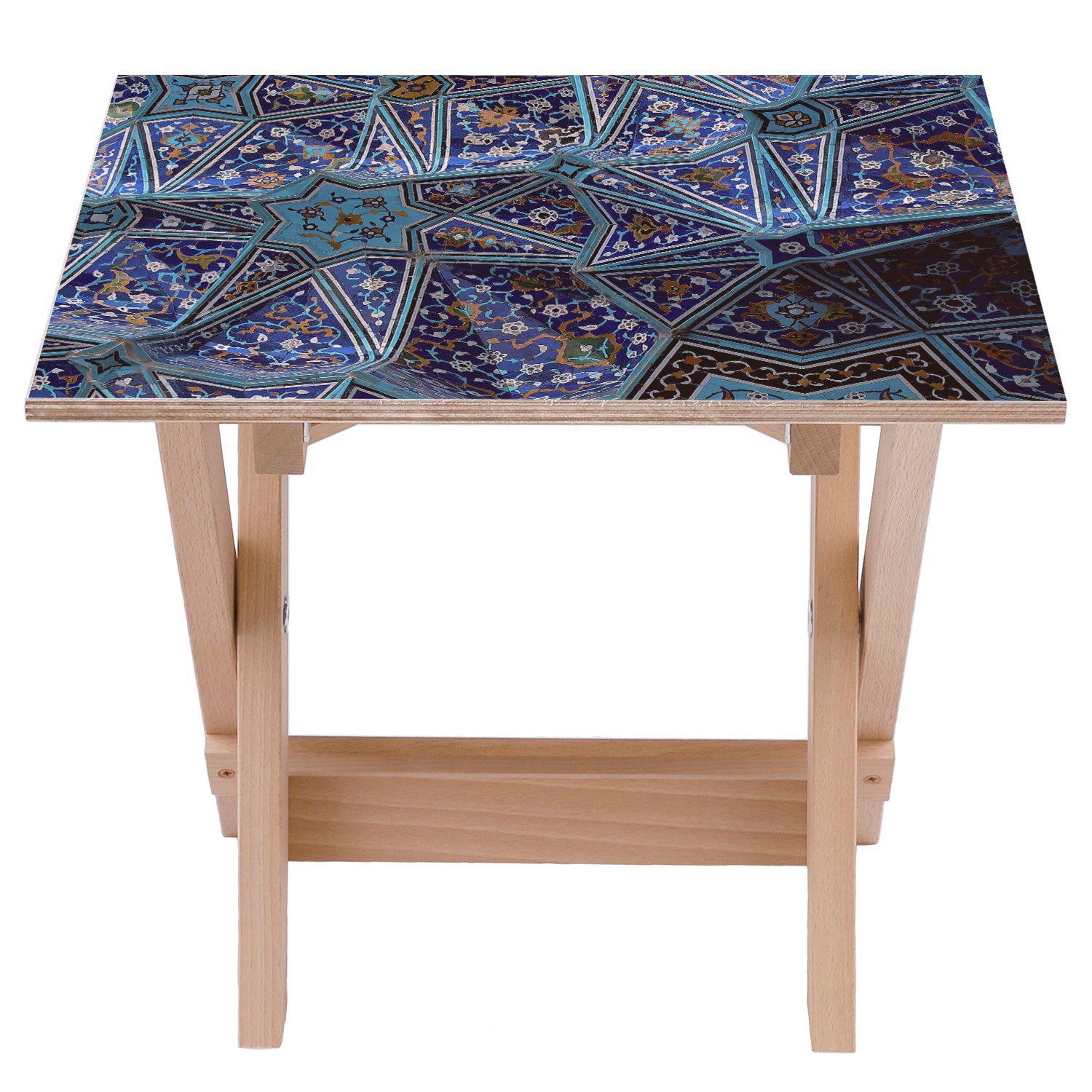 Holztisch Pattern Star-30x40 CM