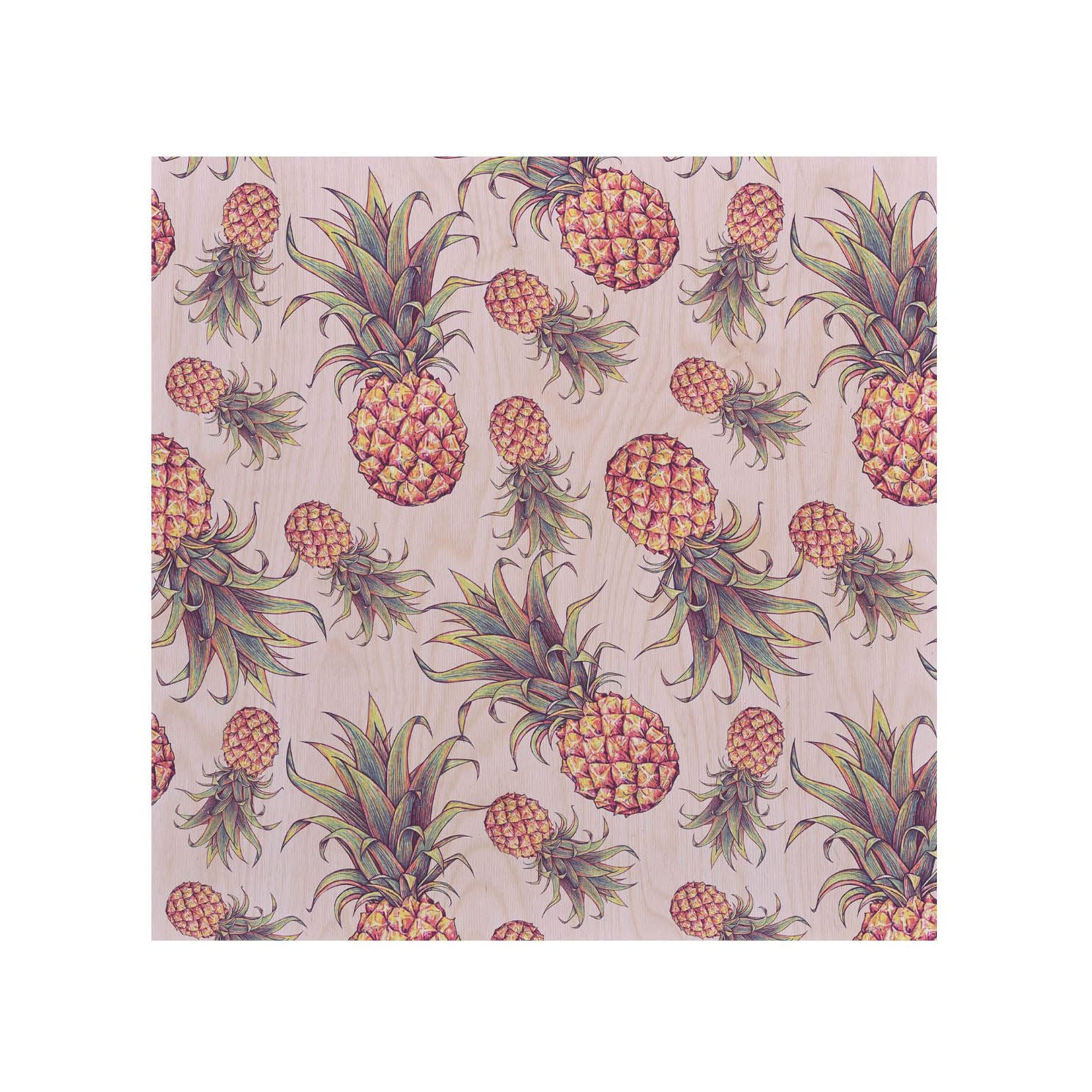 Dřevěný stolek Pink Pineapple