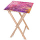 Holztisch Pink-50x50 CM