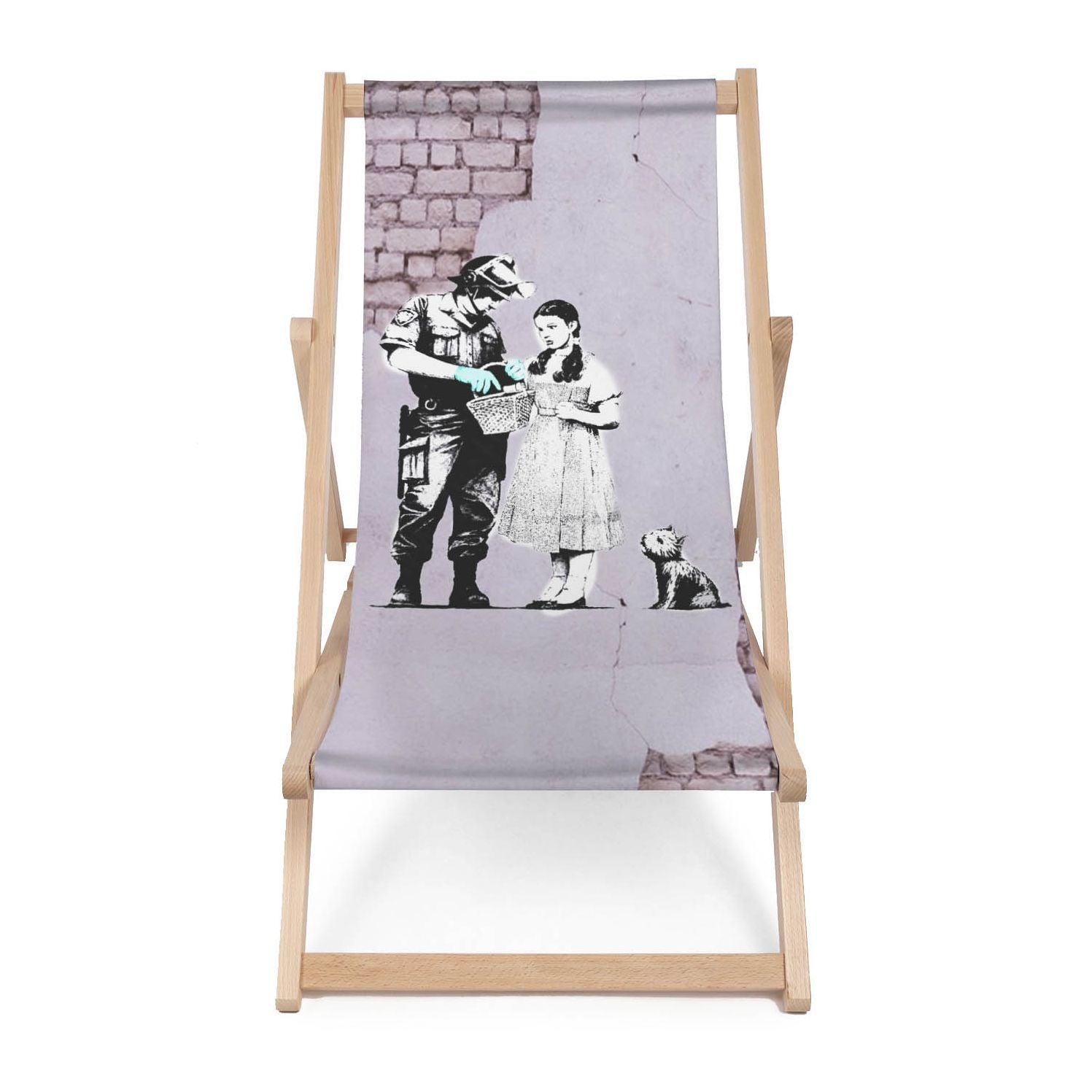 Drevený stolík Policeman & Dhoroty-30x40 CM