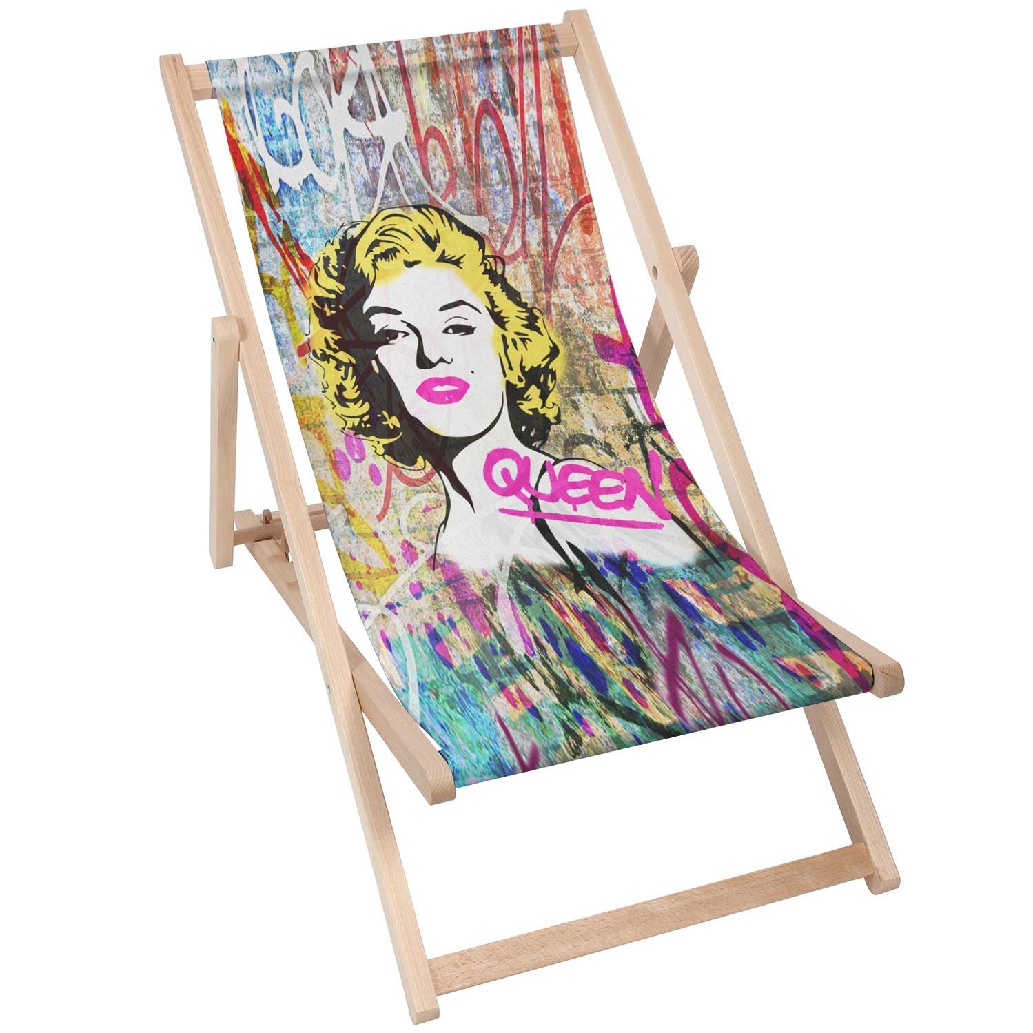 Stolik drewniany Quenn Marilyn-50x50 CM