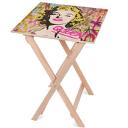 Wooden Table Queen Marilyn