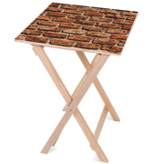 Stolik drewniany Red Brick-30x40 CM