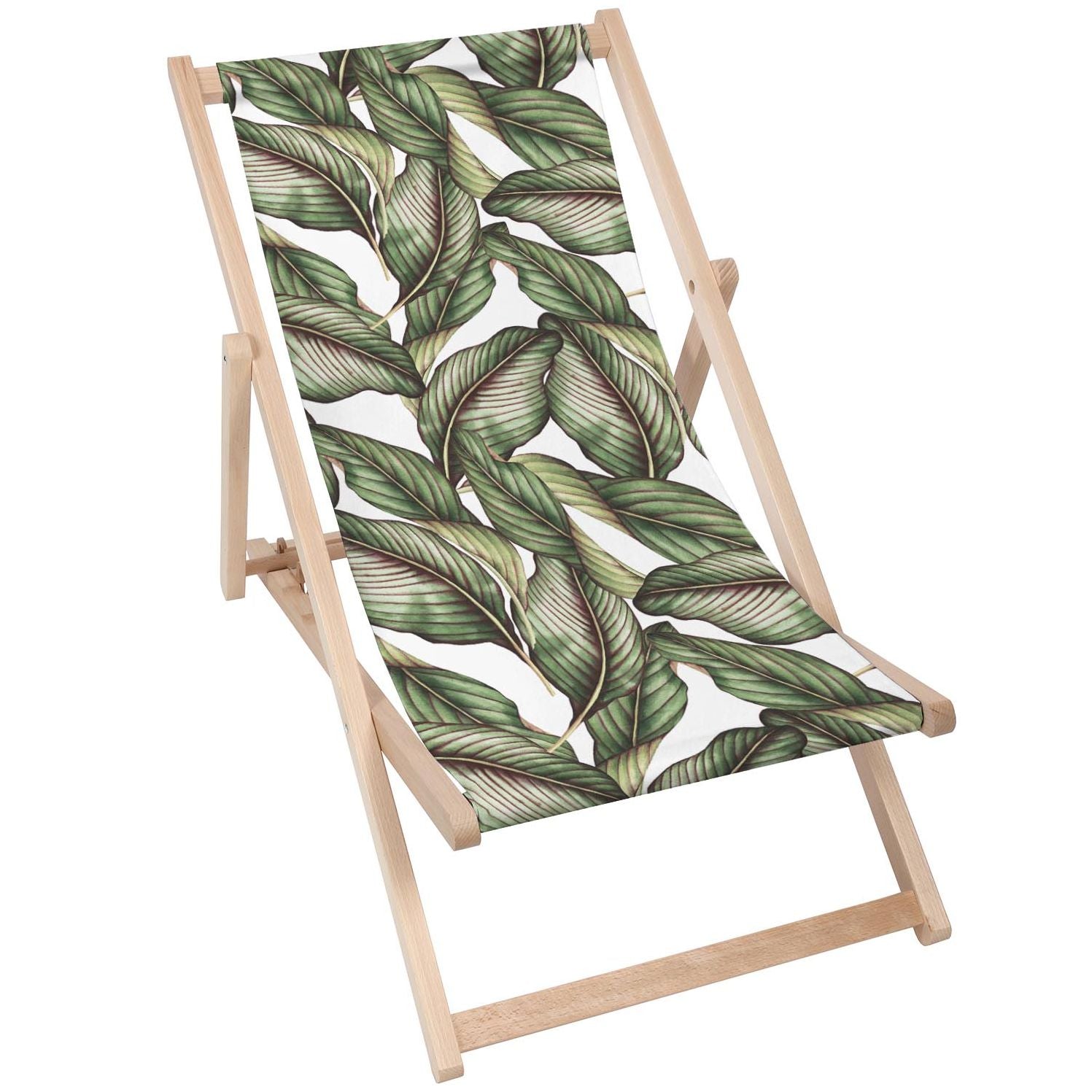 Wooden Table Retro Tropical Leaves-30x40 CM