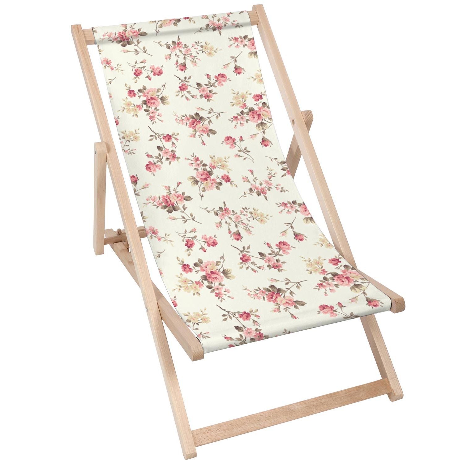Stolik drewniany Romantic Flowers-50x50 CM