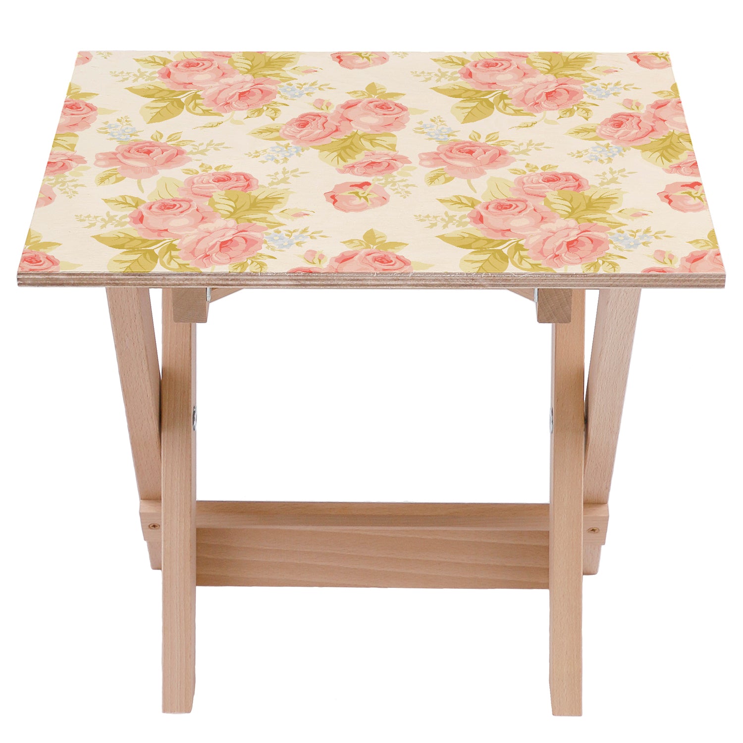 Holztisch Rosen-50x50 CM
