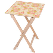 Holztisch Rosen