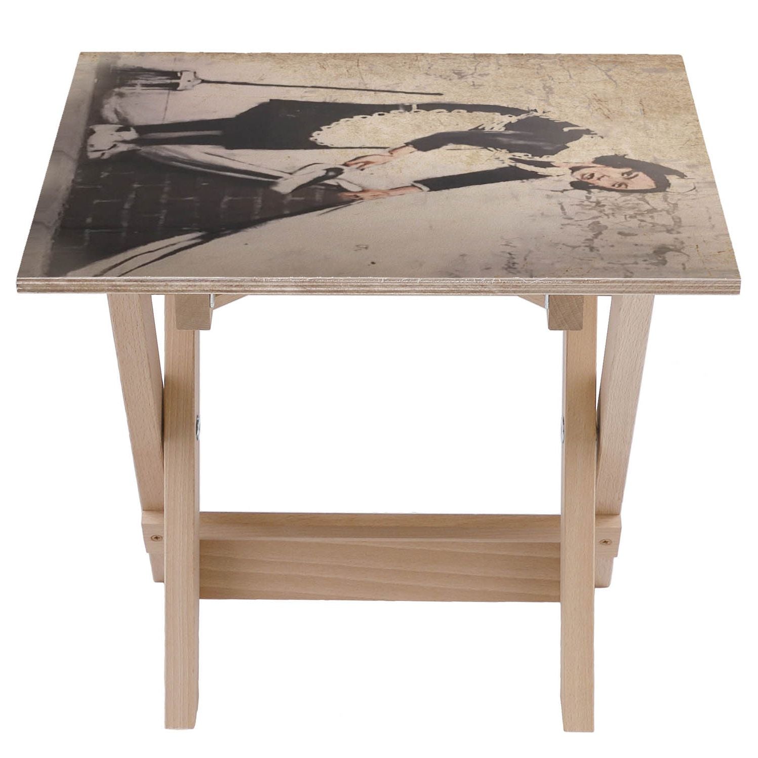 Holztisch Die Magd-50x50 CM