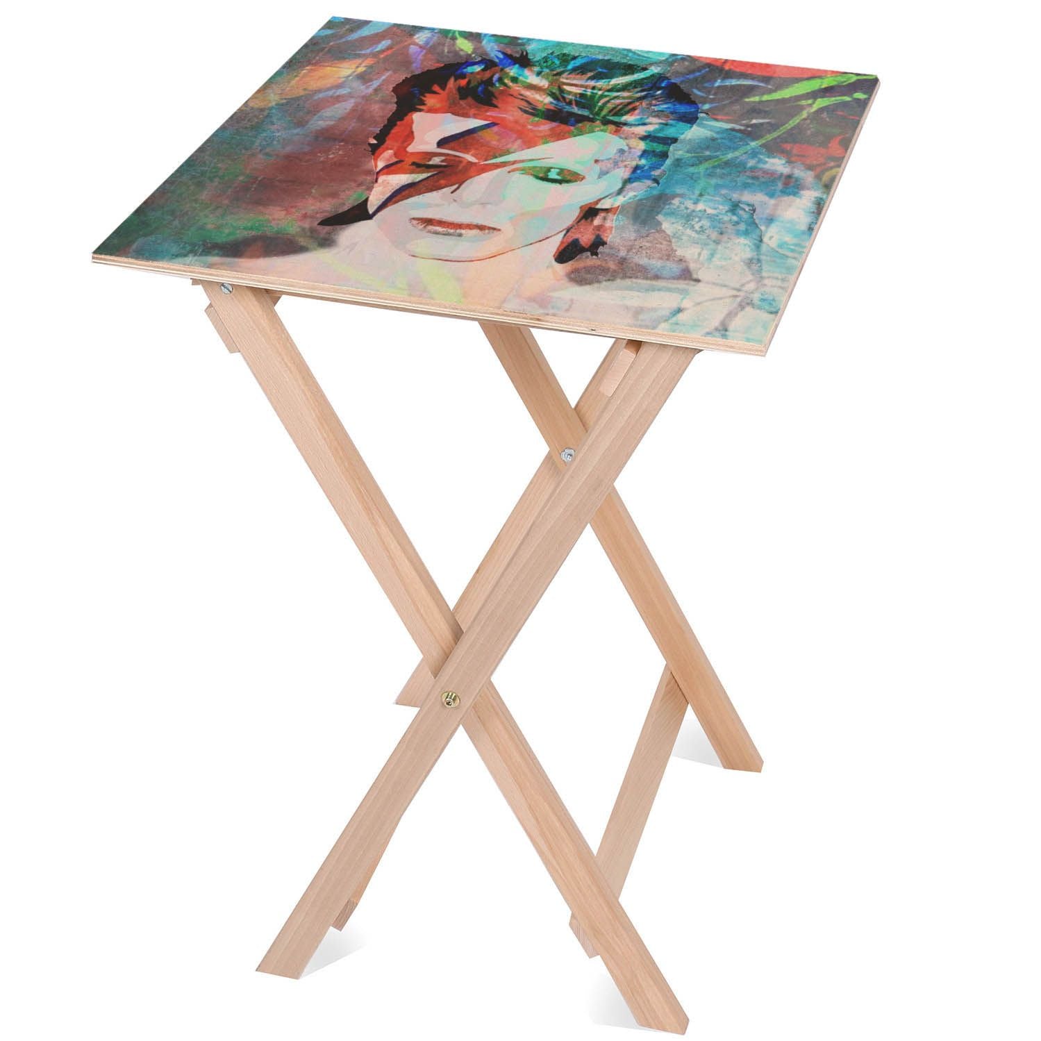 Holztisch Tropical David-50x50 CM