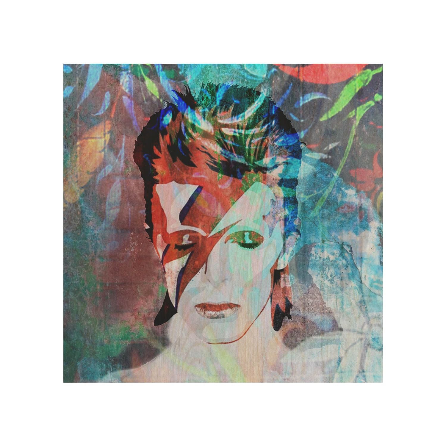 Holztisch Tropical David-50x50 CM