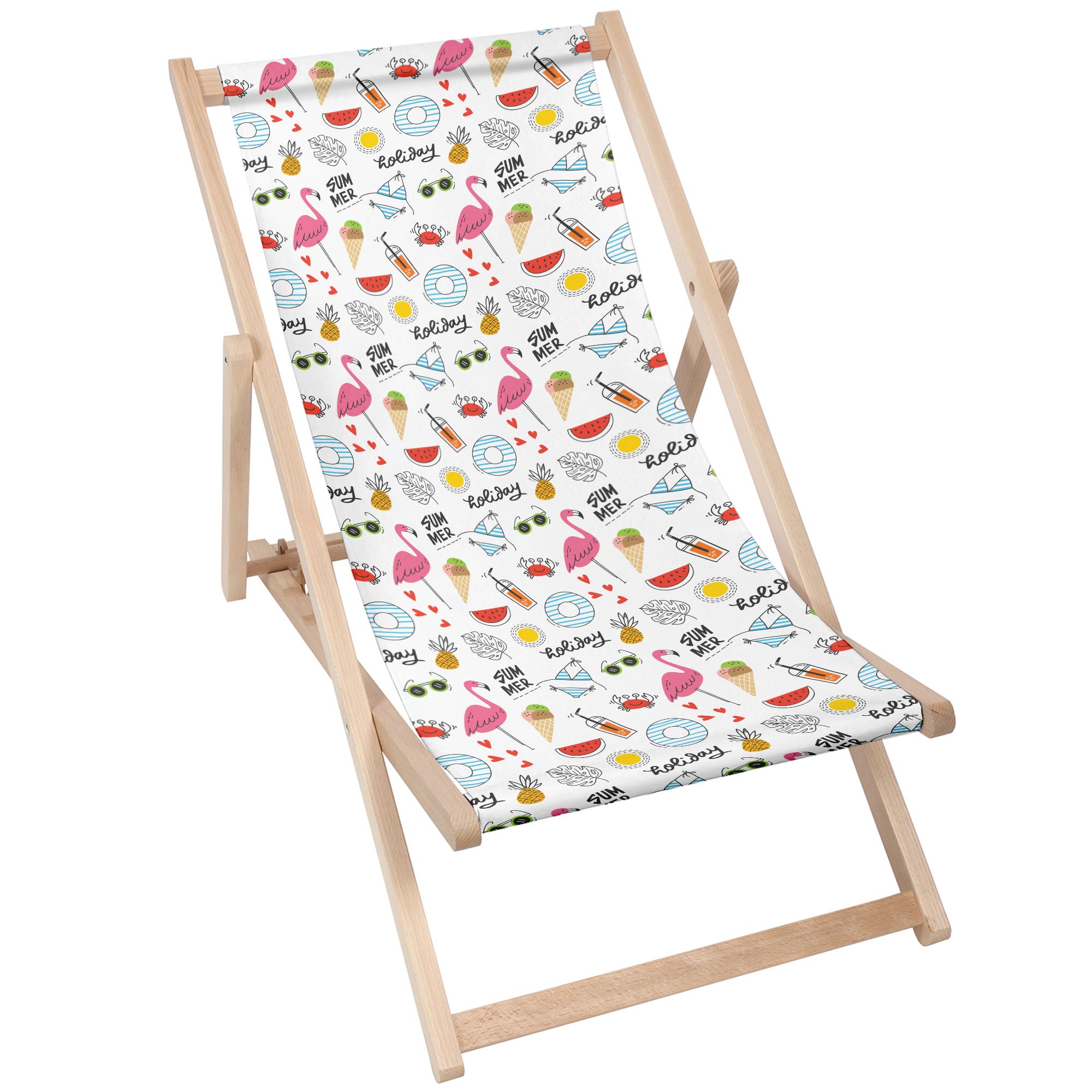 Wooden Deck Chair Summer