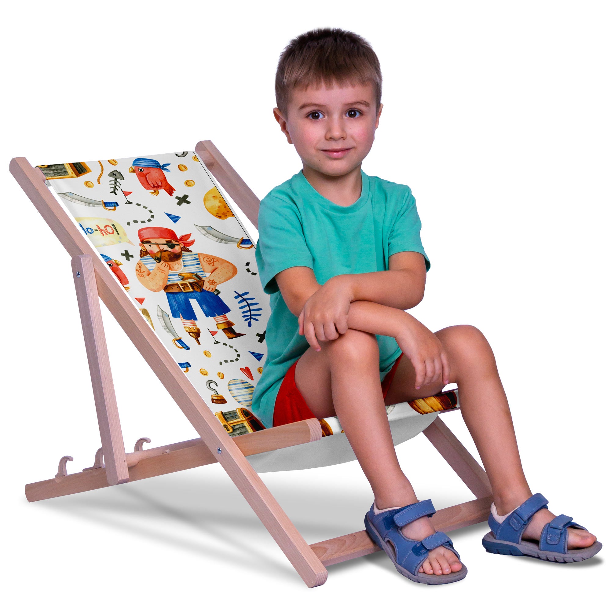 Wooden Deck Chair Pirate