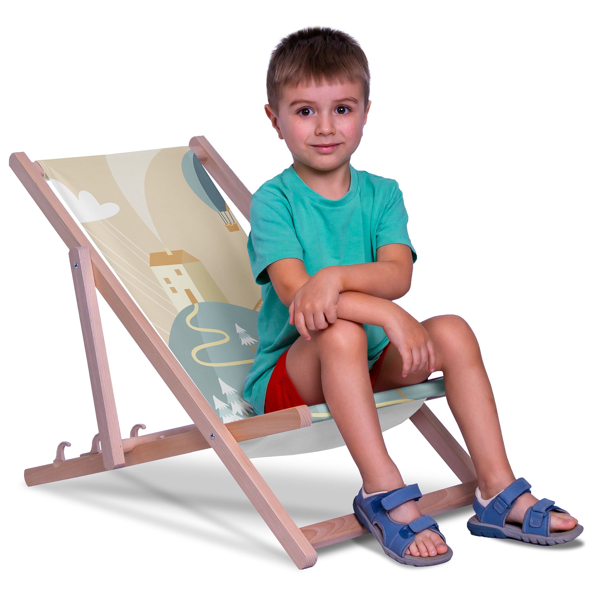 Wooden Deck Chair Sweet Home