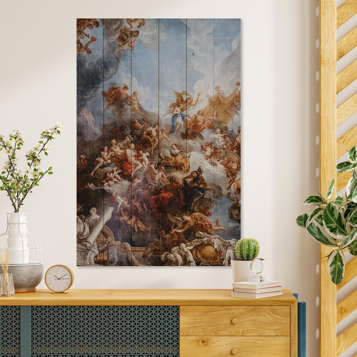 Obraz Wood Dílo Michelangela-70x90 cm