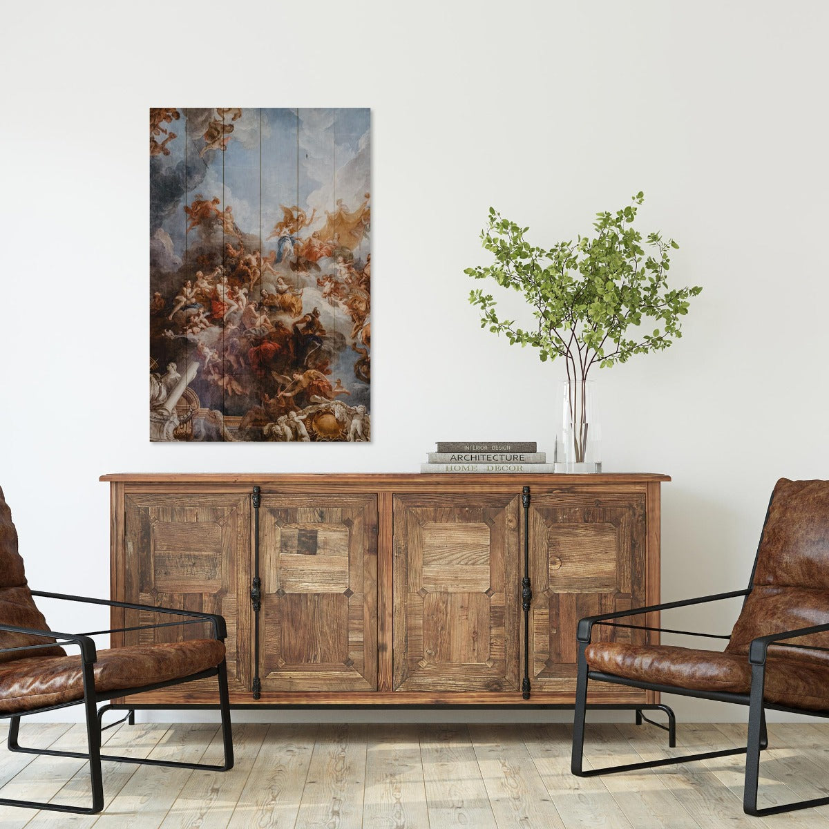 Obraz Wood Dílo Michelangela-70x90 cm
