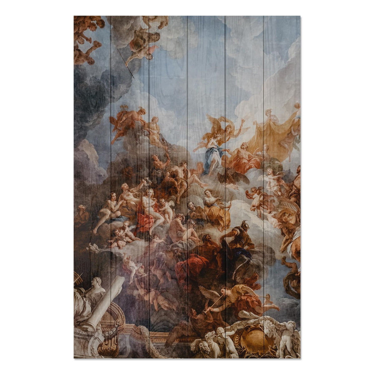 Obraz Wood Dílo Michelangela-70x90 cm