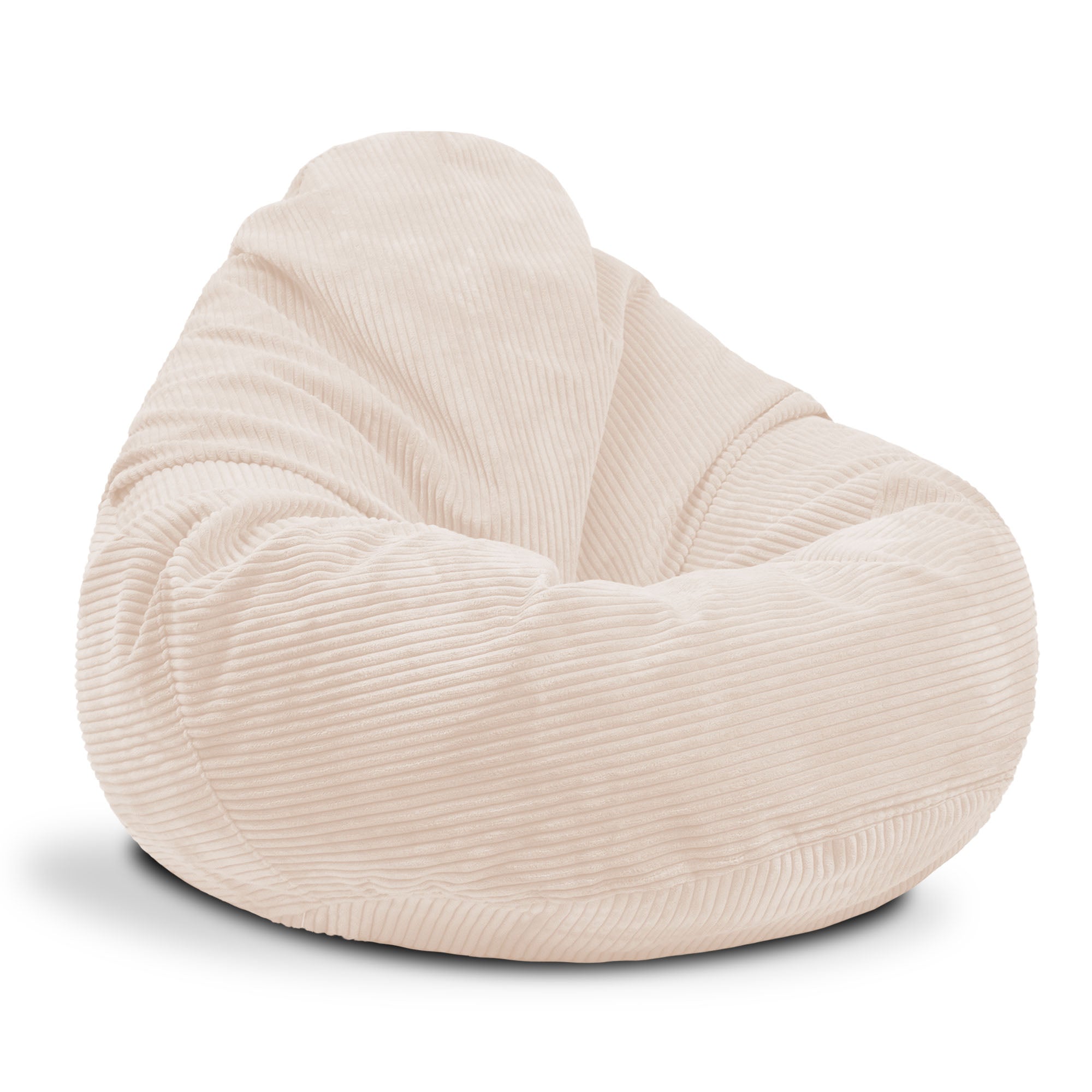 Paradise Pouf with Footstool Vanilla Ice