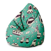Pearshape Pouf Vintage Cars