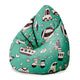Sitzsack Pearshape Vintage Autos
