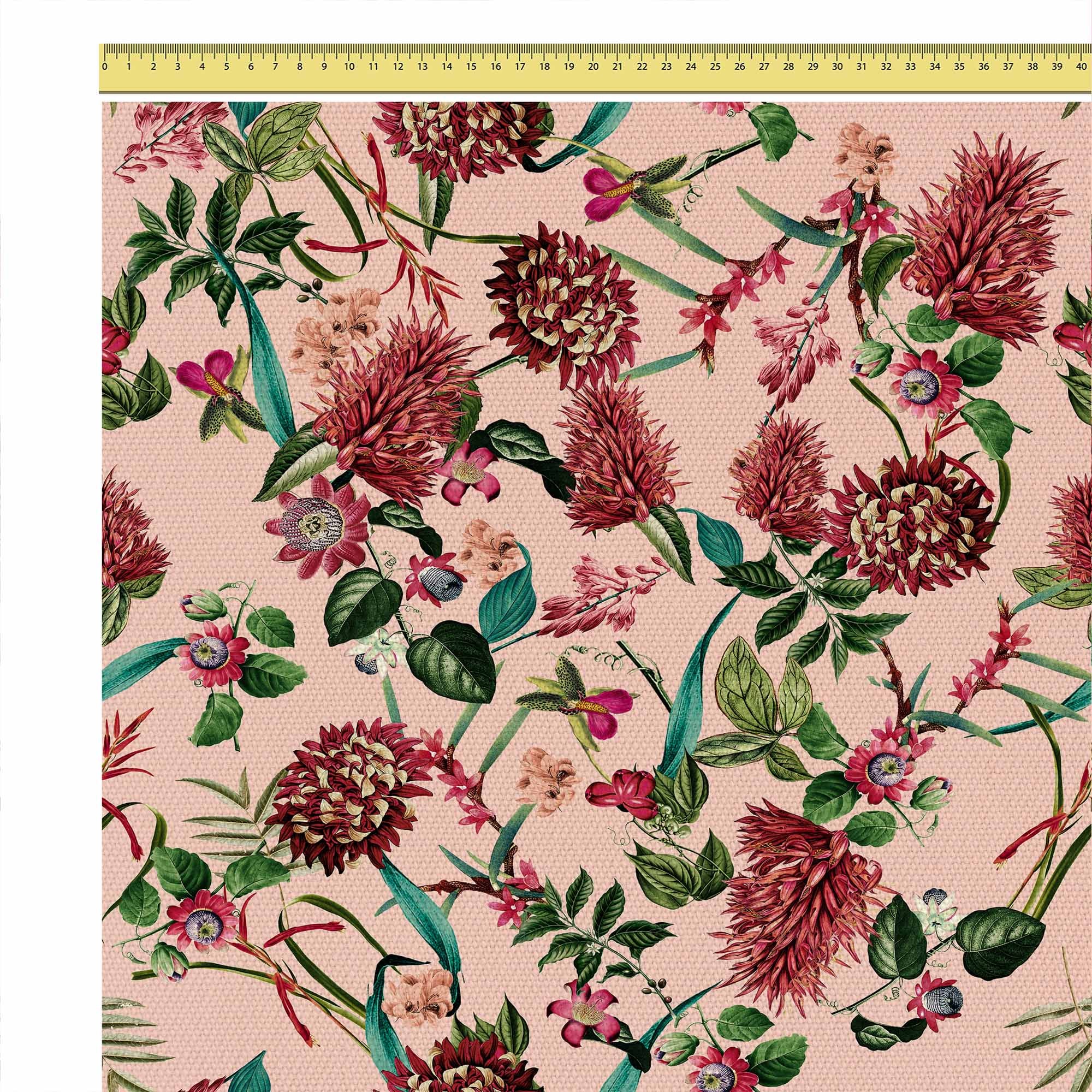 Dark Jungle Pink Velvet
