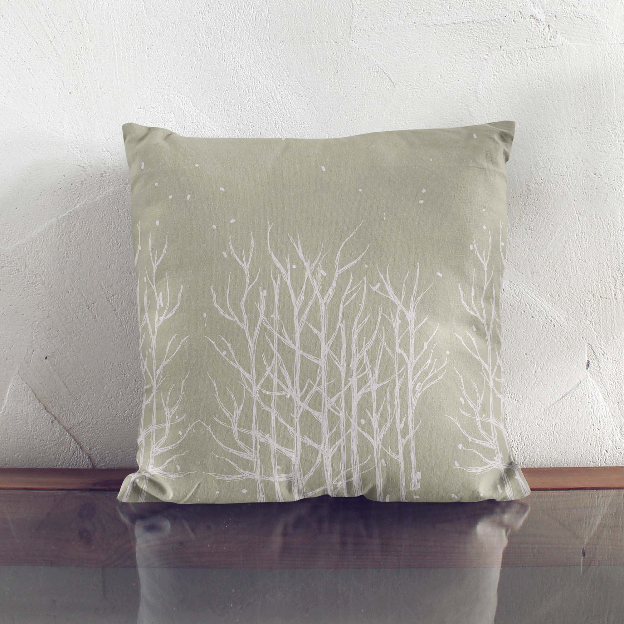 Pillow White Tree