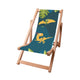 Wild Dinosaur-M Wooden Deck Chair
