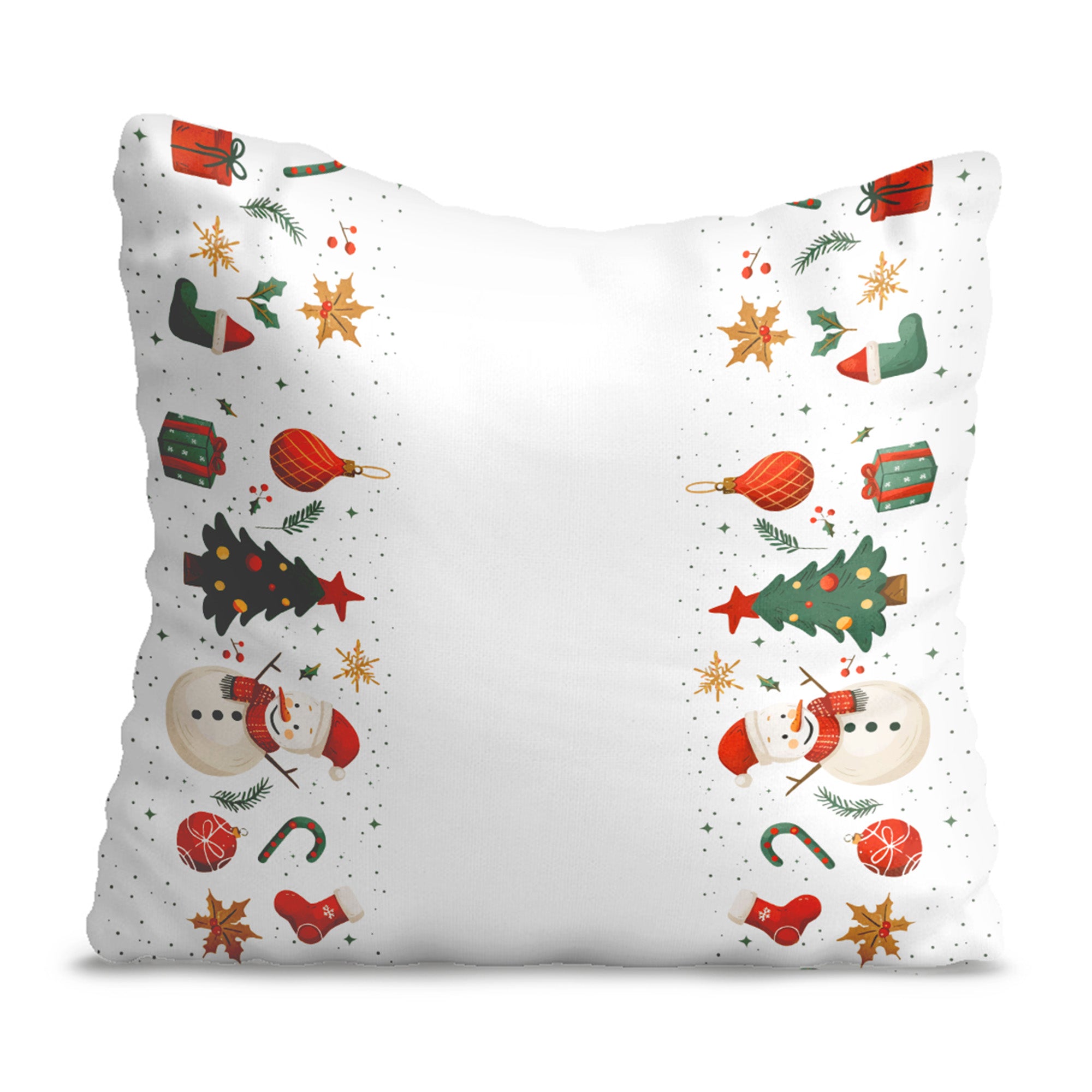 Xmas Snowman Panama Pillow