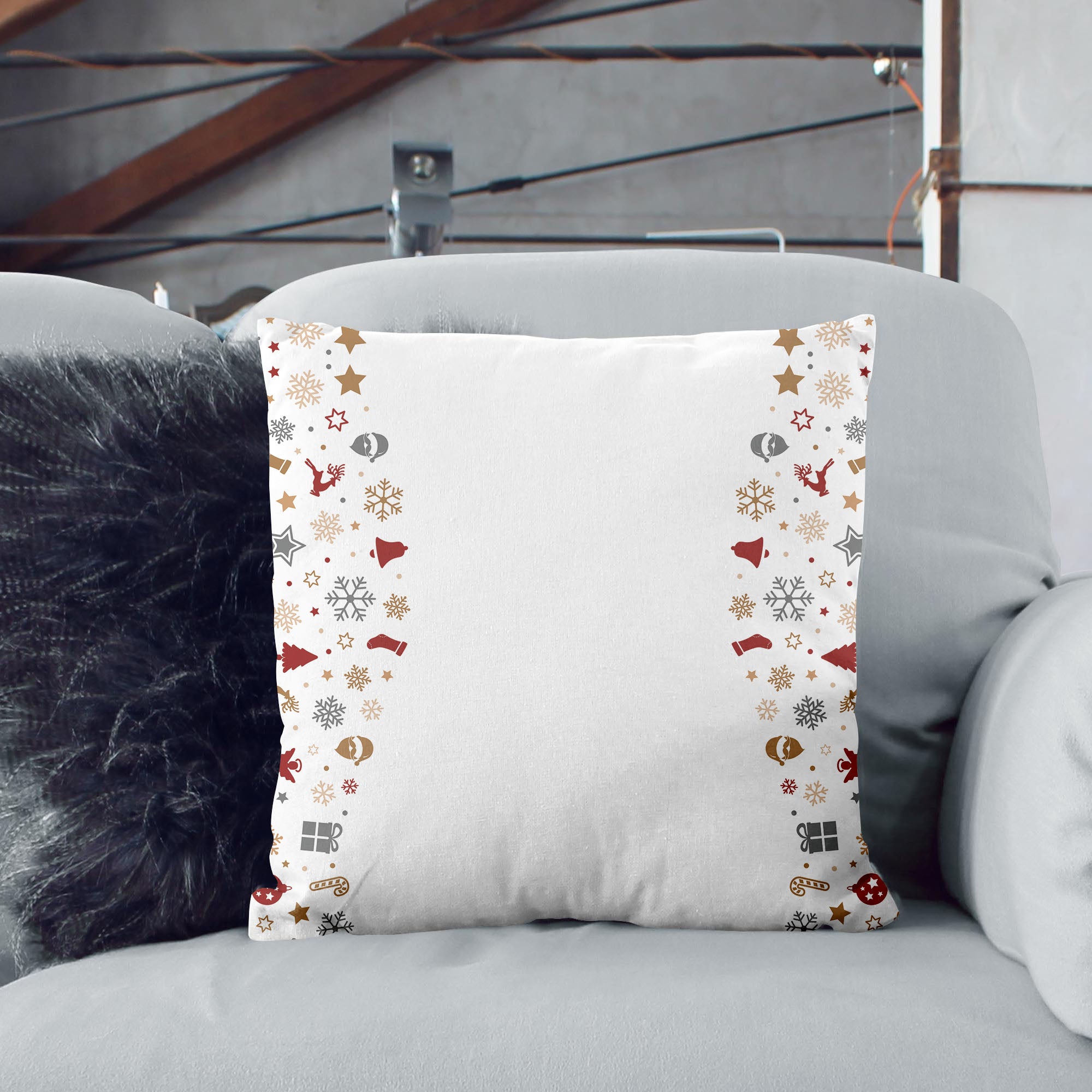 Xmas Wave Panama Pillow