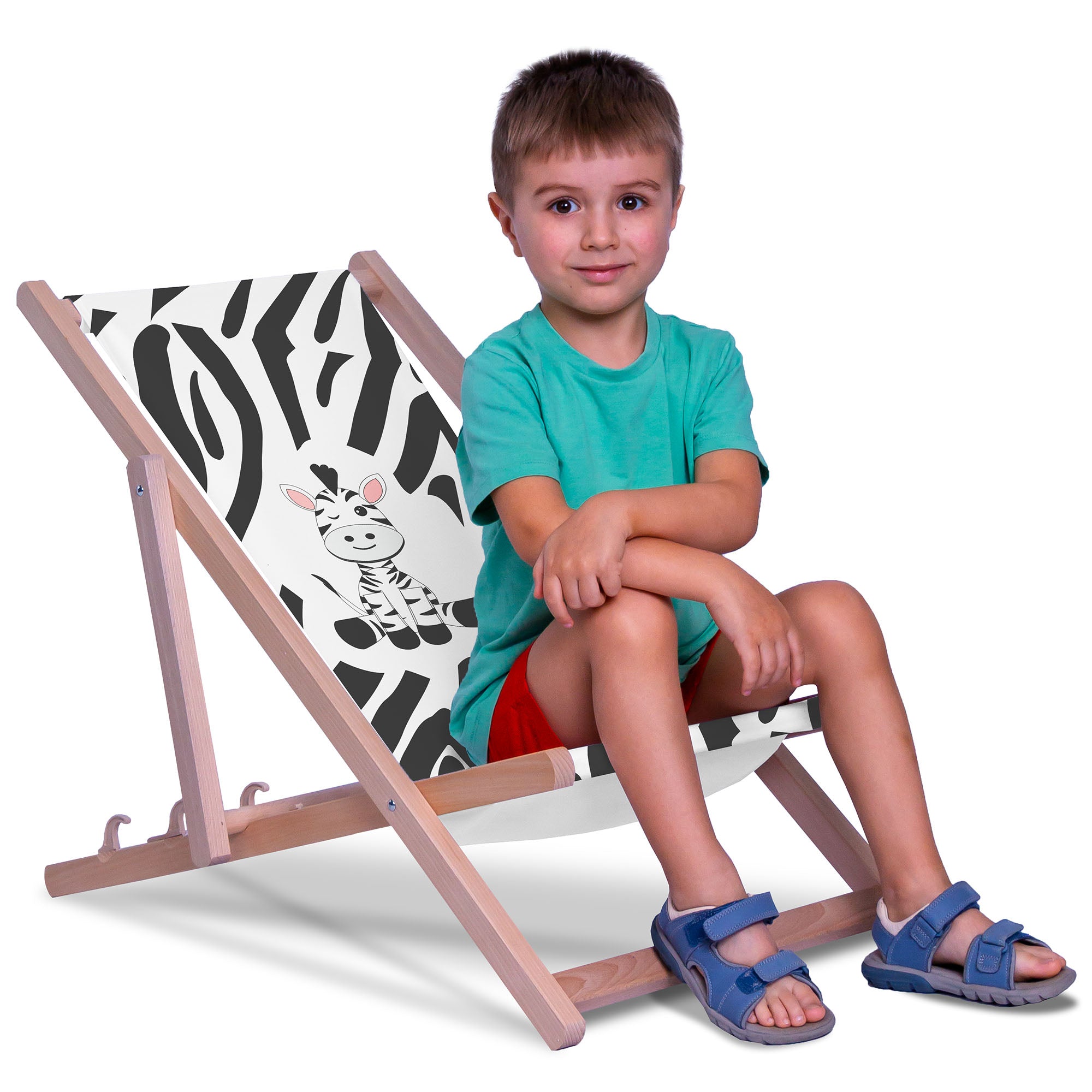 Wooden Deck Chair Zig Zebra-M