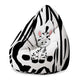 Puf Pearshape Zig Zebra-M